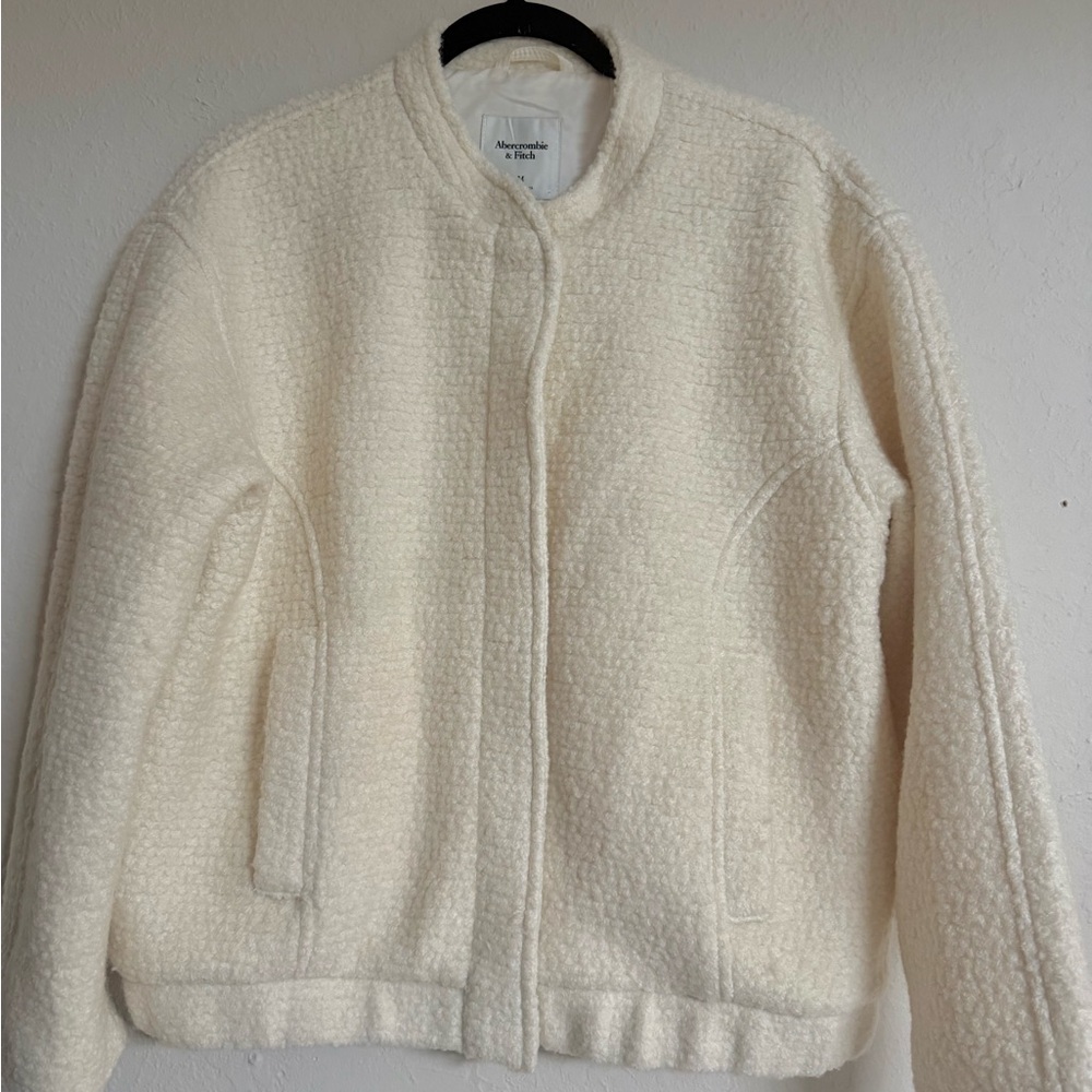 Abercrombie & Fitch Cream Jacket